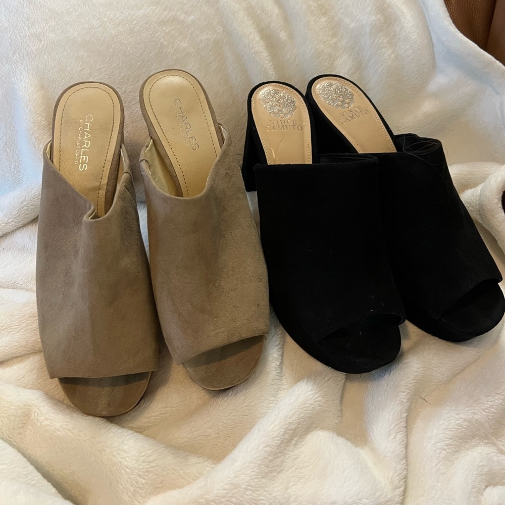 Vince Camuto platform mule bundle!